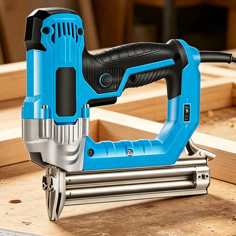 Electric Nailer Electric Straight Staple Nail Gun 220V 2300W F30/F25/F20/F15 Woodworking Tool Furniture Tacker Stapler Shooter