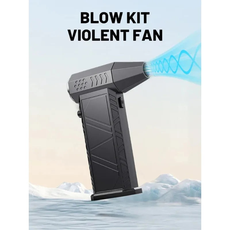 800,000RPM Air Blower New X9 Turbo Fan Upgrade Rechargeable Blower Brushless Turbo Fan Portable Dust Blower Electric Dryer