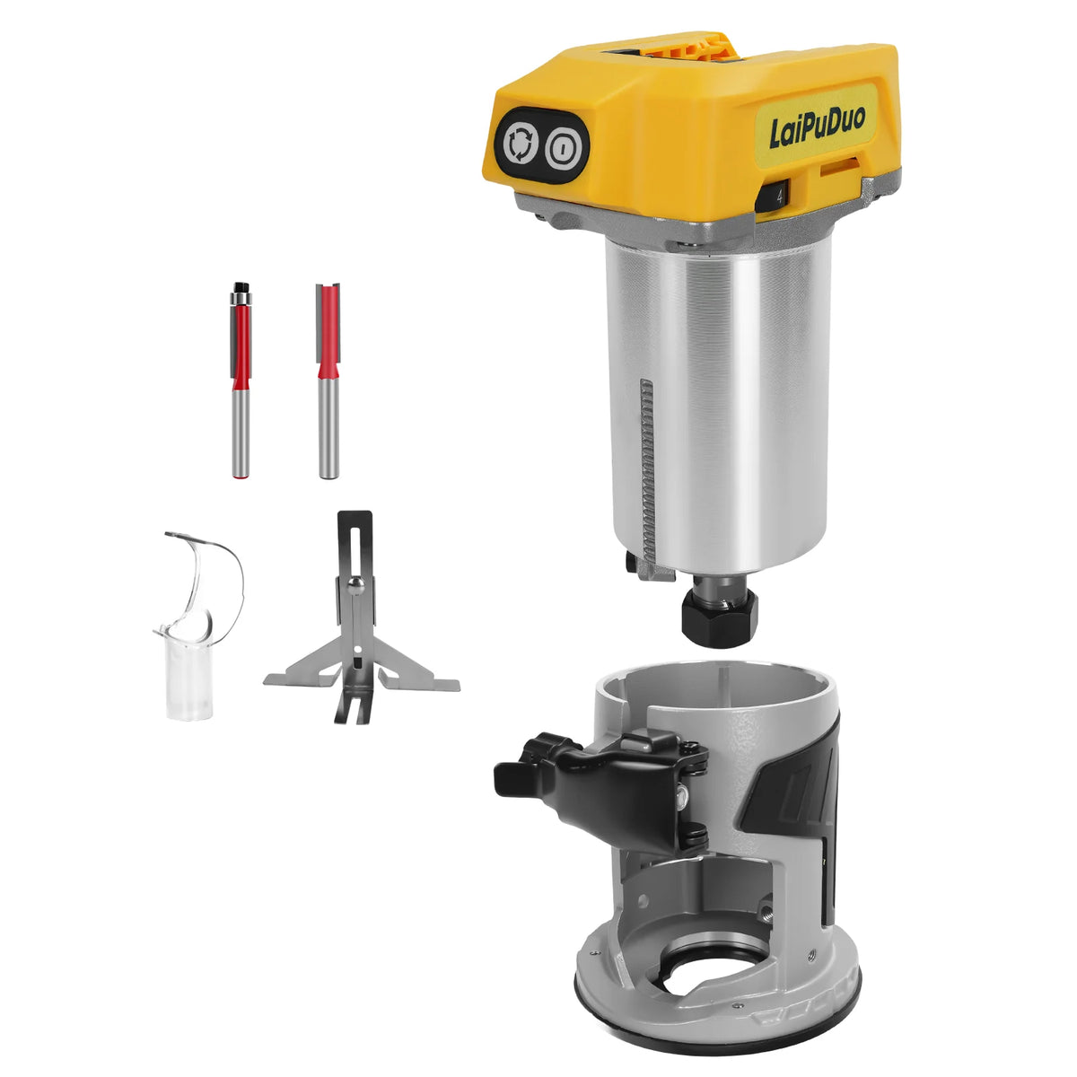 Brushless Wood Router Wood Trimmer Cordless Woodworking Slotting Milling Engraving Machine Power Tool For Dewalt 20V Battery Pin