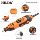 HILDA Electric Drill Grinder Engraving Pen Mini Drill Electric Rotary Tool Grinding Machine Accessories Power Tool