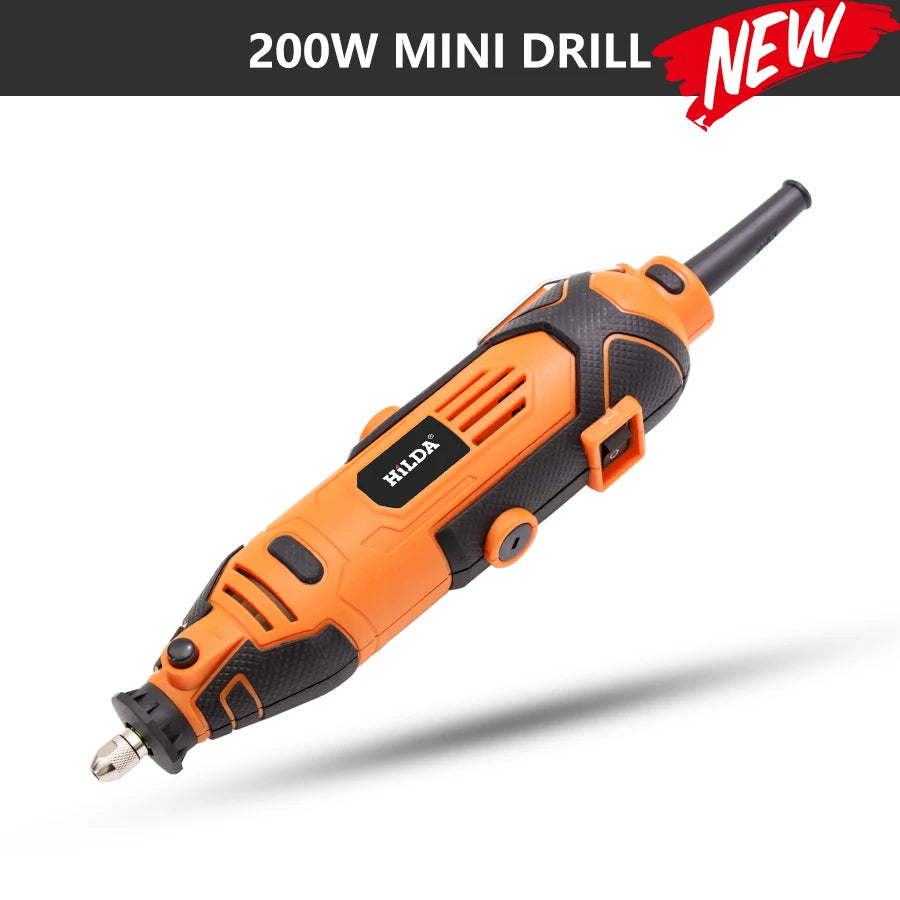 HILDA Electric Drill Grinder Engraving Pen Mini Drill Electric Rotary Tool Grinding Machine Accessories Power Tool