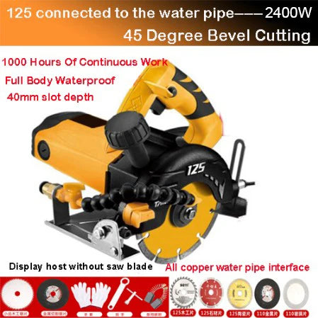 Slotting Machine Industrial Grade Multifunctional Cutting Machine Household Marble Machine Wood Stone Tile Cutting Saw