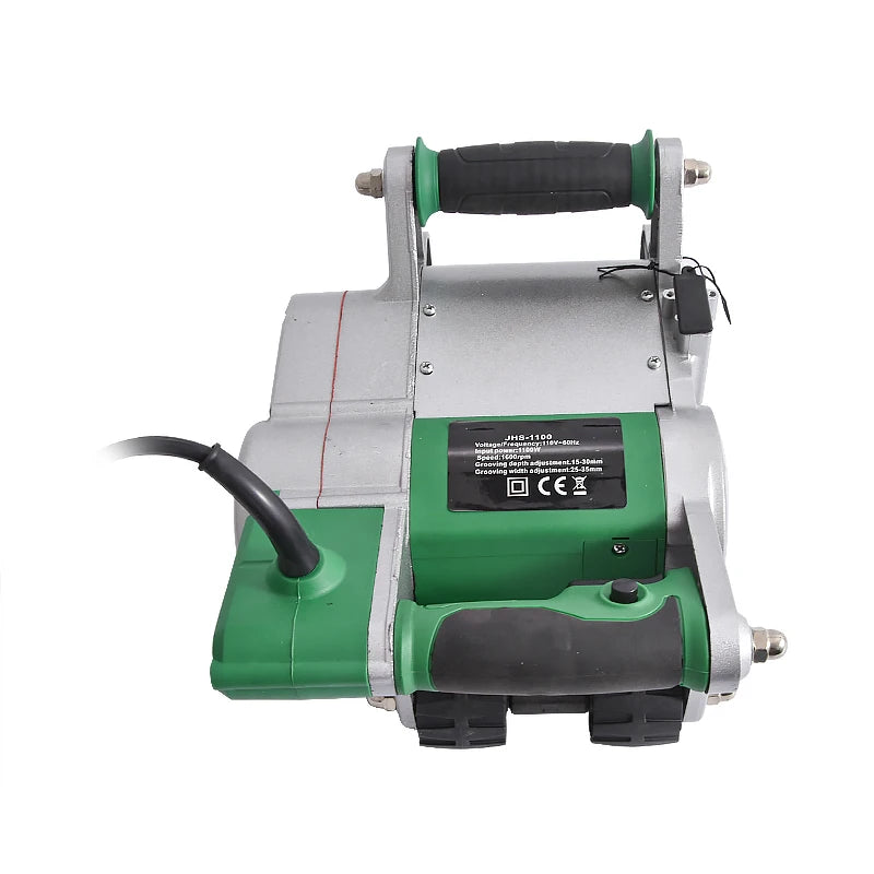 JHS-1100 Industrial Wall Chaser Electric Wall Line Slot Machine Wall Groove Cutting Slotting Machine 220V/110V 1100W 25/35MM