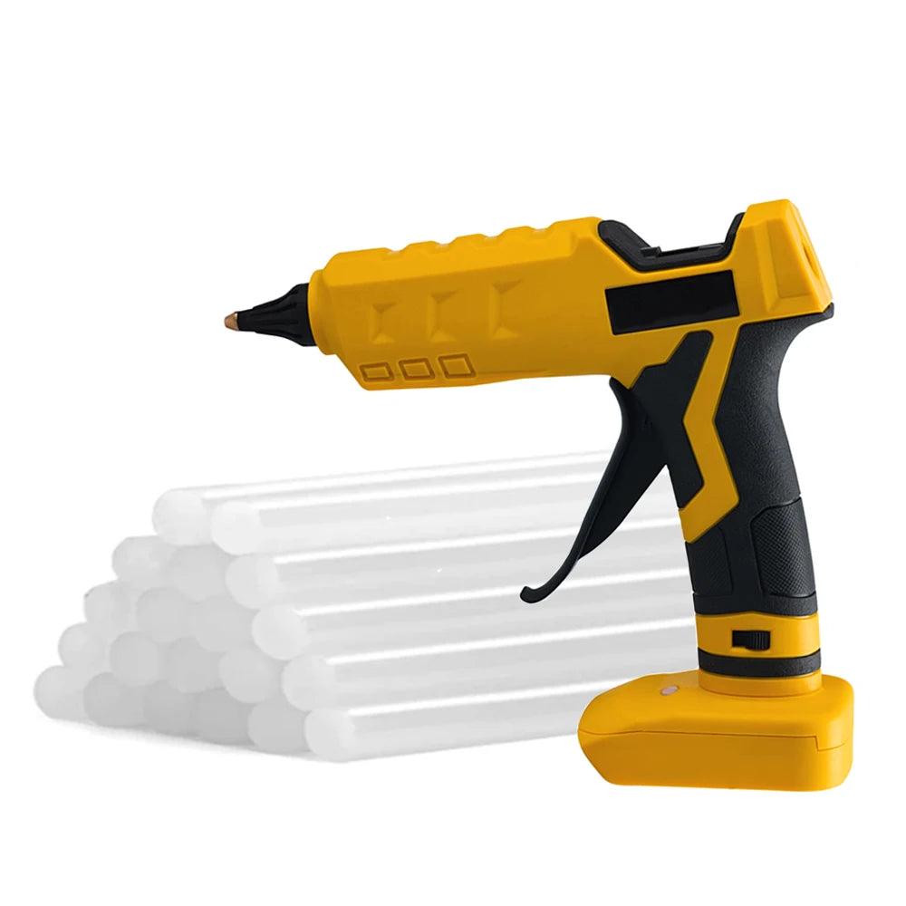 Cordless Hot Glue Gun Compatible with Dewalt 18V 20V for Makita 18V with 20 Glue Stick DIY Heat Repair Tool DIY Gift(Tool Only