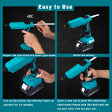 Mellif 100W Cordless Hot Glue Gun for Makita 18V LXT Battery BL1830 BL1840 Full Size DIY Electric Heat Repair Tool (Tool Only)