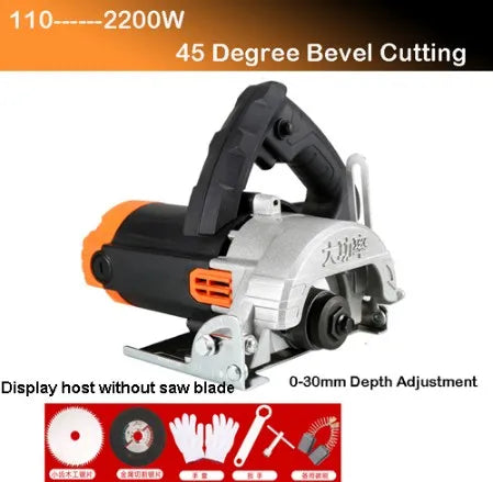 Slotting Machine Industrial Grade Multifunctional Cutting Machine Household Marble Machine Wood Stone Tile Cutting Saw