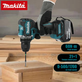 Makita Original. DDF487 Cordless Driver Drill Brushless Electric Impact Screwdriver Rechargeable Power Tool 18V