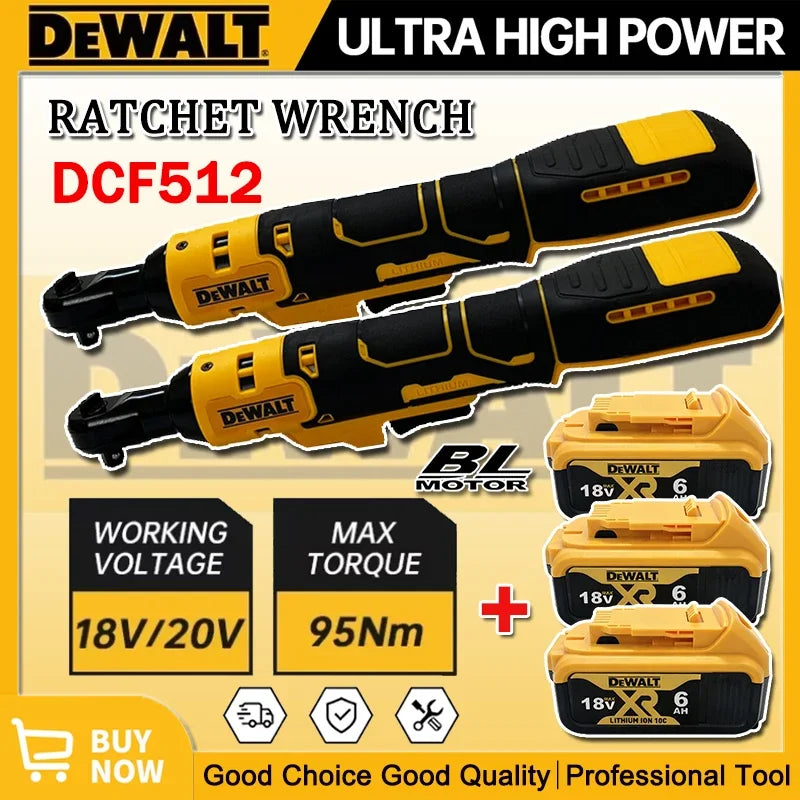 Dewalt DCF512 Cordless Brushless Impact Wrench Long Reach Ratchet Wrench for Automobile Disassembly Furniture Maintenance