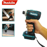 Makita DTD172 18V Brushless Cordless Impact Driver Electric Drill Power Tool For Assembling Metal Shelving In Warehouse Setup
