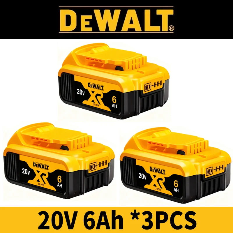 100% Genuine DEWALT Battery 60V 9Ah Flexvolt battery 20V 6Ah 5Ah DCB1104 DCB609 DCB206 For Dewalt rechargeable tool battery