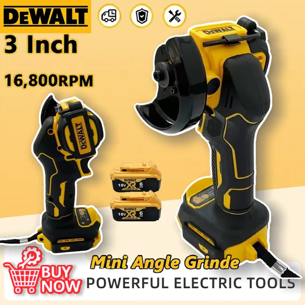 DEWALT 3inch Cordless Grinder Cutting Machine Grinding Polishing Electric Diamond Cutting Grinder Power Tool For DEWALT Battery