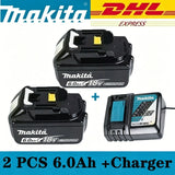 2026 Original Makita 18V LXT Lithium Battery 9.0Ah/6.0Ah/5.0Ah for BL1890 BL1860B BL1850 & DDF487