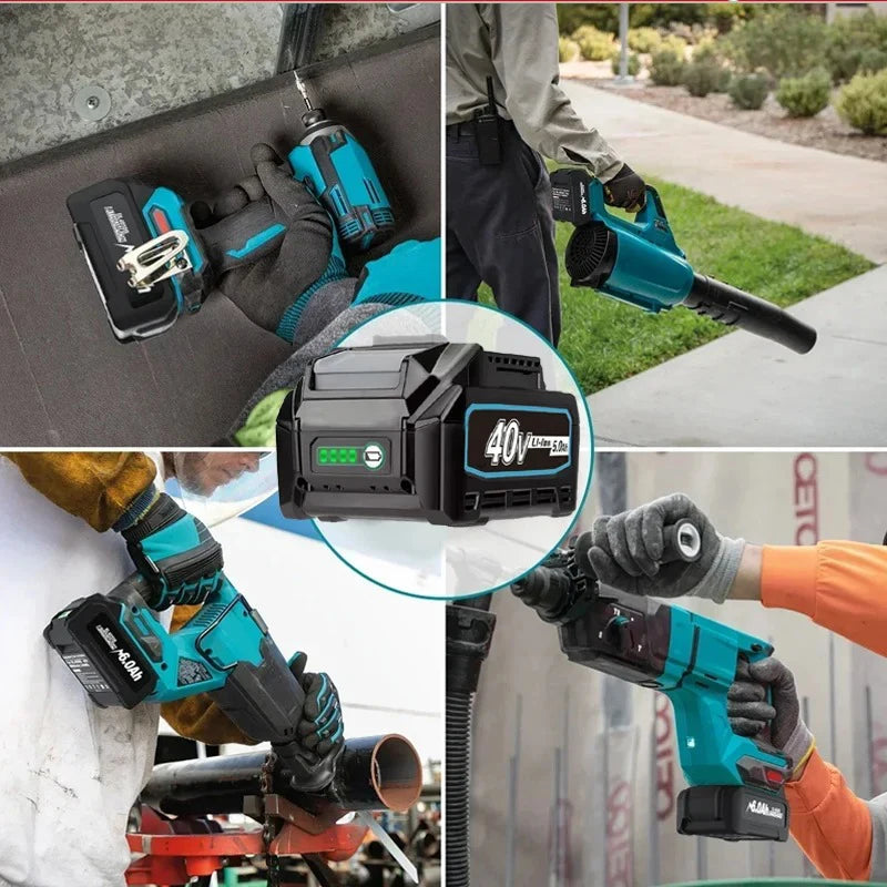 40V Power tools replacement battery For Makita 40V XGT battery BL4050F 6.0Ah, BL4050F For brush cutter GRU13
