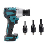 Electric Riveting Gun Brushless Rivet Nut Machine Kit with Riveter Heads Powerful Automatic Electric Riveter Set Riveting Tool