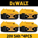 100% Genuine Dewalt 20V Battery, 20V 2Ah 5Ah 6Ah Battery DCB206 DCB209 DCB205 DCB184 For Dewalt Power tool Replacement Battery