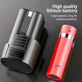 15cm Electric Ratchet 18V Cordless 90 Degree Right Angle Torque Lithium-Ion Auto Ratchet Repair Tool Set