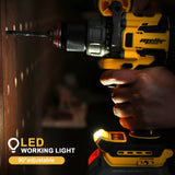 MELLIF 110N.M HIGH TORQUE IMPACT DRILL DRIVER, COMPATIBLE WITH DEWALT 20V MAX BATTERY (Battery Not Included)