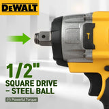 DEWALT DCF922 20V Impact Wrench 1/2 Inch Square Shaft 0-3500IPM Stepless Speed LED Light Mechanical Assembly Tools