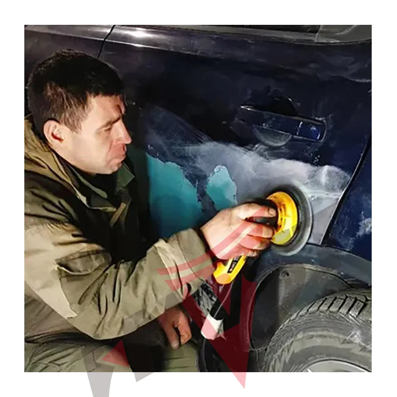 HYVST 6" 5.0mm/2.5mm Multi-function Automotive Brushless Random Electric Orbital Sander Variable Speed Car Sanding Machine