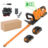 Cordless Hedge Trimmer & Pruner, Optional Mini Hedge Trimmer | 20V Battery, 22-inch Blade, Ideal for Lawns, Shrubs and Branches