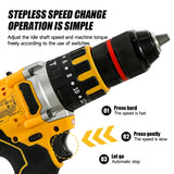 M-WALK DCD791 Brushless Electric Drill 13mm Cordless Screwdriver Rechargeable Impact Driver Tools For Dewalt 18/20V Battery Pins