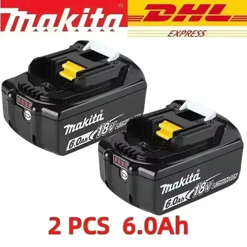 Makita Original Lithium Ion Rechargeable Battery 18V 6000mAh 18v Replacement Batteries BL1860 BL1830 BL1850 BL1860B. .