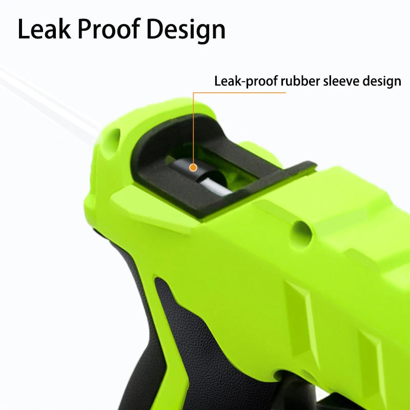 Cordless Hot Melt Glue Gun For Makita/DEWALT/BlackDecker/Milwaukee/Bosch With 30 Sticks 18V Lithium Battery Electric Repair Tool