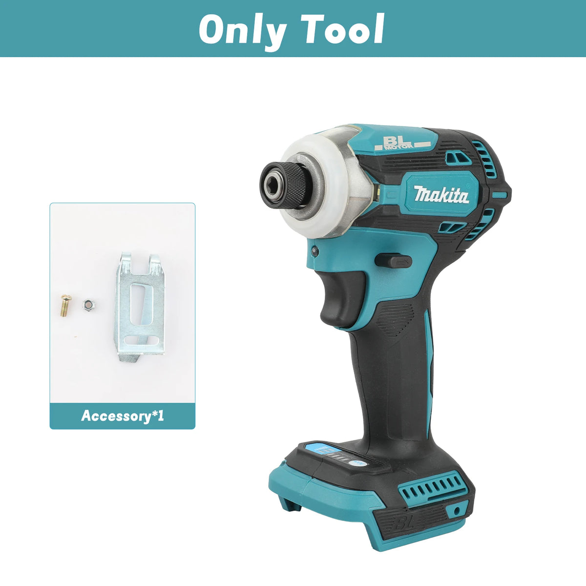 Makita DTD171 Original Cordless Brushless Impact Driver 18V, Multipurpose Electric Driver Power Tool, Tool Only