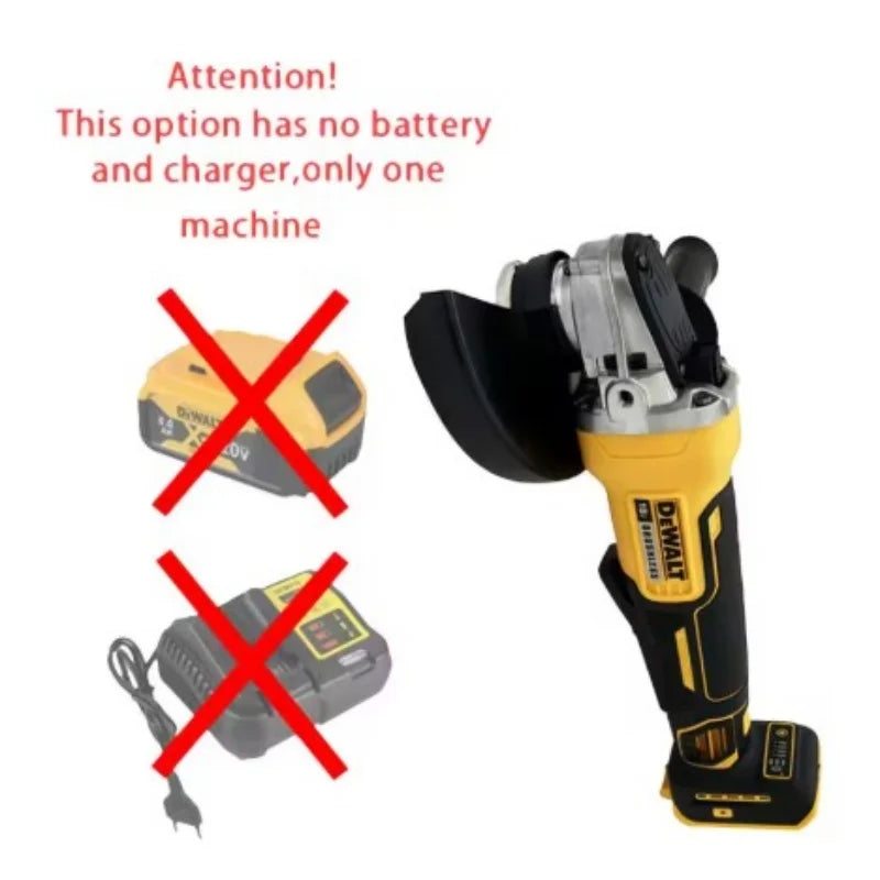 DEWALT DCG406 20V MAX XR Cordless Brushless 125mm Angle Grinder Bare Tool for Efficient Cutting Polishing And Grinding