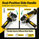 DEWALT DCG405N 20V Brushless Cordless Angle Grinder, Rechargeable Portable Cutting Machine & Polisher Power Tool