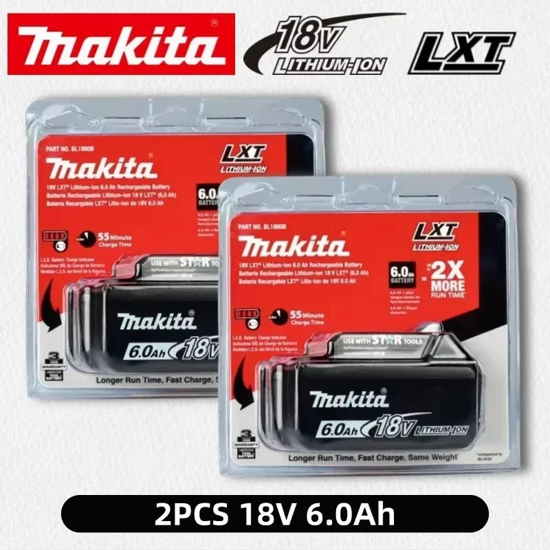 Makita 18V 5.0Ah Battery BL1850B BL1860B With DC18RC Charger Combo 100% New High Quality For DDF485Z DHP487 DTD149Z LXT Tools