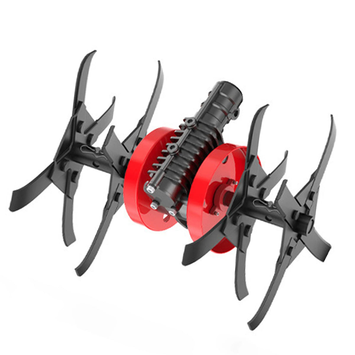 Multifunctional Lawn Mower Grass Trimmer Accessory with Interchangeable Blades Soil Loosening/Trenching/Weeding Wheel Optional