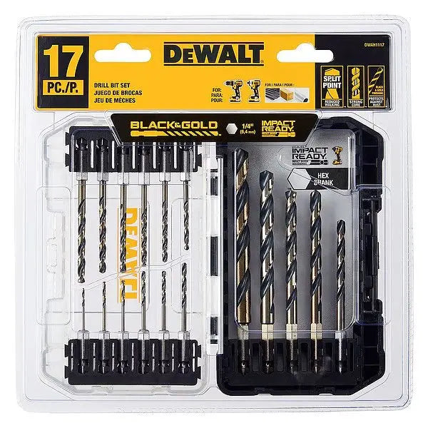 17 PC Set Black & Gold Impact Ready Set