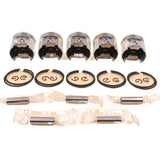 5Pcs/lot 37mm Piston Pin Rings Kit For STIHL 017 MS170 MS170C MS 170 Replace 11300302000 Chainsaw Engine Motor Parts