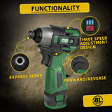 140NM Brushless Electric Screwdriver 17V Cordless Drill Screw 1500mAh Battery Rechargeable Hexagon Power Tools by PROSTORMER