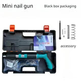 Manual Steel Nail Gun Riveting Tool, Wall Fastener, Metal Processing Pulling Nail Gun Suspended Ceiling Grooved Mini Cannon Nail