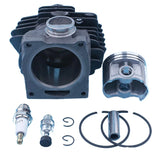 52mm Cylinder Piston Top End Engine Kit For Stihl MS382 MS382C MS 382 Chainsaw Spark Plug Decompression Valve Replacement Part