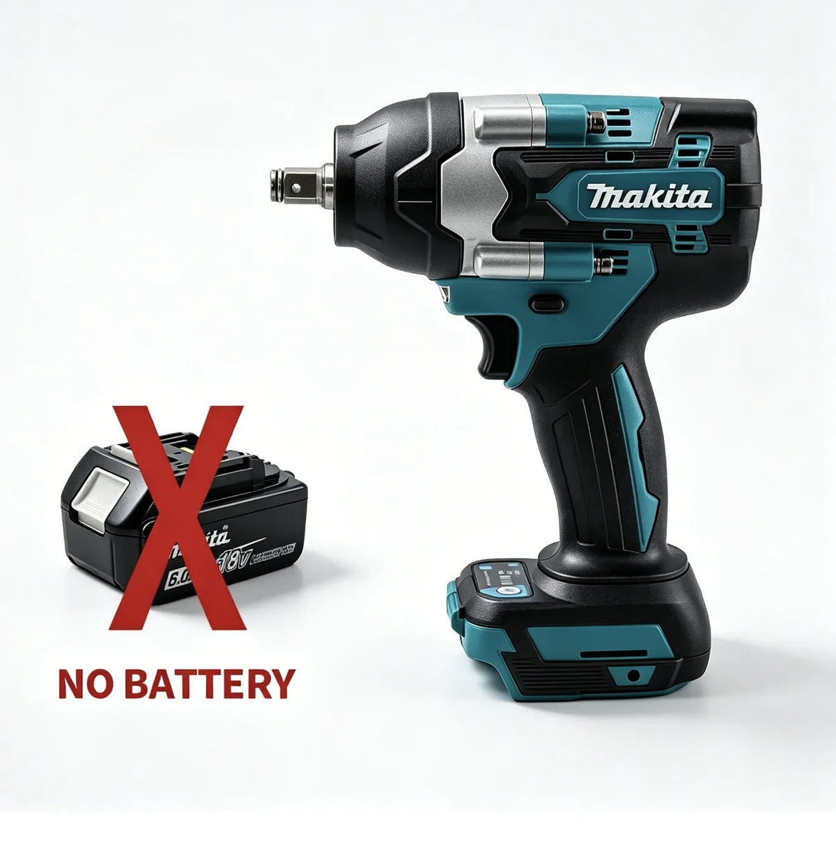 Makita DTW700 18V LXT Brushless Cordless Impact Wrench Electric Tool for Auto Repair Heavy Equipment Assembly