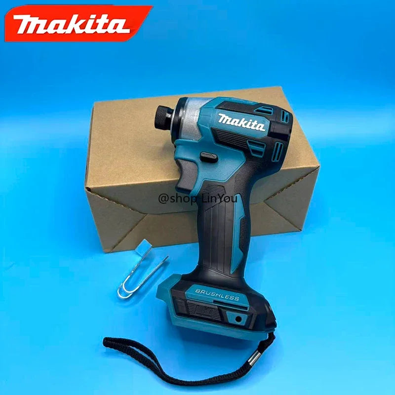 Makita DTD173 18V LXT Brushless Impact Driver 180Nm T1/T2 Modes Twin LED Light Cordless Screwdriver for Wood Bolts