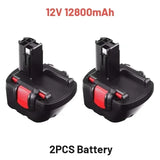 New for Bosch 12V 12800mAh PSR Rechargeable battery 12V 12.8Ah AHS GSB GSR 12 VE-2 BAT043 BAT045 BAT046 BAT049 BAT120 BAT139