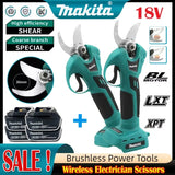 Makita 18v Battery Professional Cordless Electrician Scissors Pruning Shears Cutter Wireless Drills Tools Garden Pruner