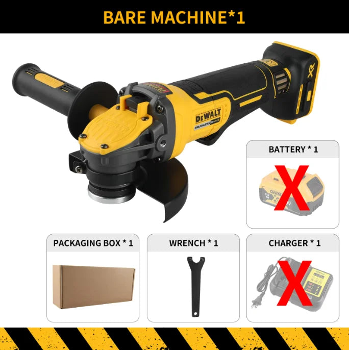 DEWALT DCG416 20V MAX 4-1/2" Brushless Grinder 9000RPM Perform & Protect Kickback Brake E-Clutch Tool Only