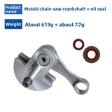 Crankshaft Connecting Rod Assembly With Oil Seal For STIHL MS660 066 Gas Chainsaw Engine Replacement Spare Parts
