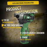 140NM Brushless Electric Screwdriver 17V Cordless Drill Screw 1500mAh Battery Rechargeable Hexagon Power Tools by PROSTORMER