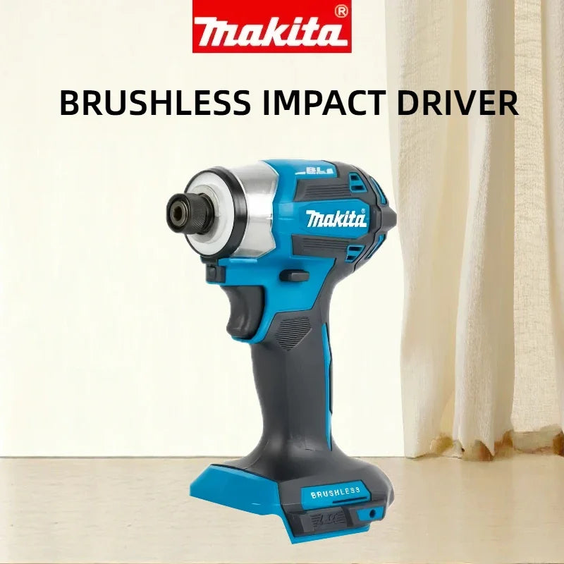 Makita DTD173 18V LXT Brushless Impact Driver 180Nm T1/T2 Modes Twin LED Light Cordless Screwdriver for Wood Bolts