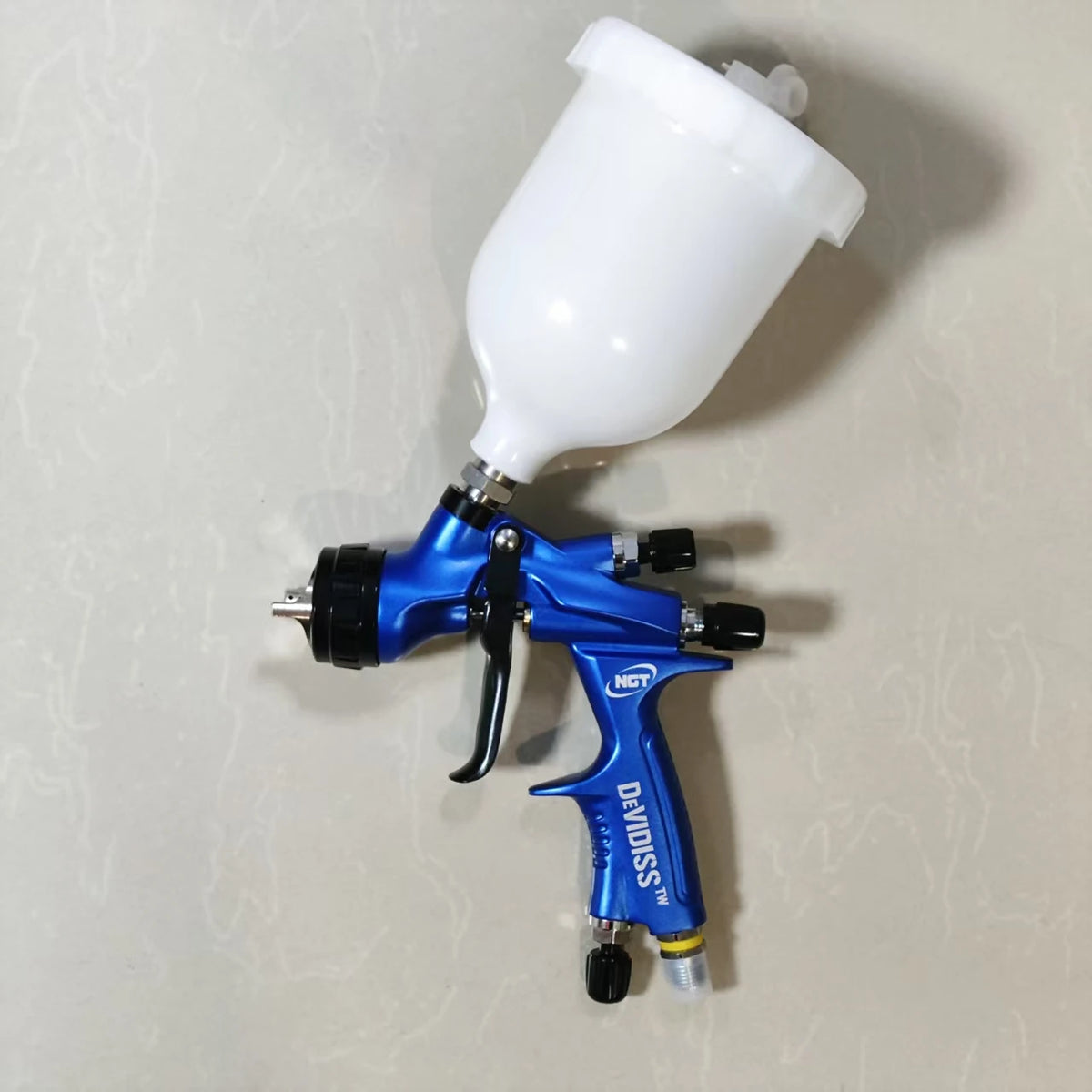 DeVIDISS HVLP NGT Pro TE20 Lite Spray Gun Kit Professional 1.3mm Nozzle Car Paint Application Comfortable for All Car Paints