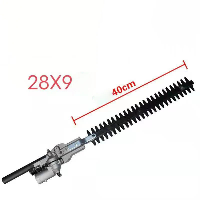 26mm 28mm 9 Teeth 7T Lawn Mower Accessories Universal High Branch Hedge Shears Trimmer Garden Pruning Tools Gear Box Head Assy