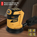 DeWalt WS-KA7 20V Cordless Polisher Lightweight 3-Speed 125mm Dual Action For Car Detailing DIY Polishing No Battery Hand tools
