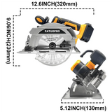 1500W Brushless Circular Saw 6.5 Inch Cordless Electric Saw 165MM Stone Woodworking Cutting Power Tools For Makita 18V Battery