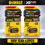 Original DEWALT FLEXVOLT DCB612 12Ah High Capacity Battery For 20V / 60V MAX Cordless Drills Circular Saws and Grinders